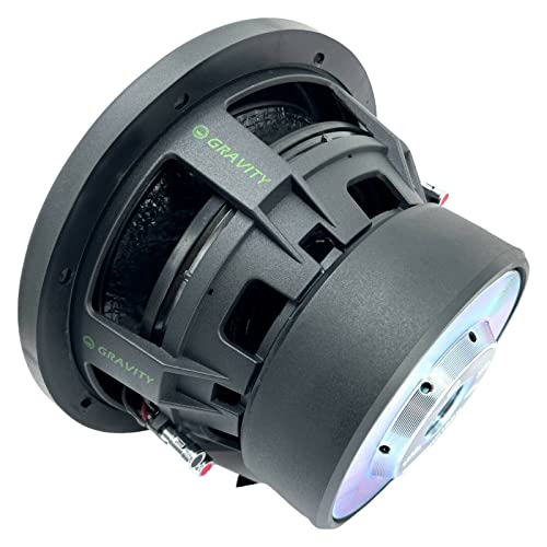 Gravity GW10D4 - 1x 10 Inch 2000 Watt Car Audio Subwoofer w/ 4 Ohm DVC 10 Gravity GW10D4 - 1x 10 Inch 2000 Watt Car Audio Subwoofer w/ 4 Ohm DVC 10